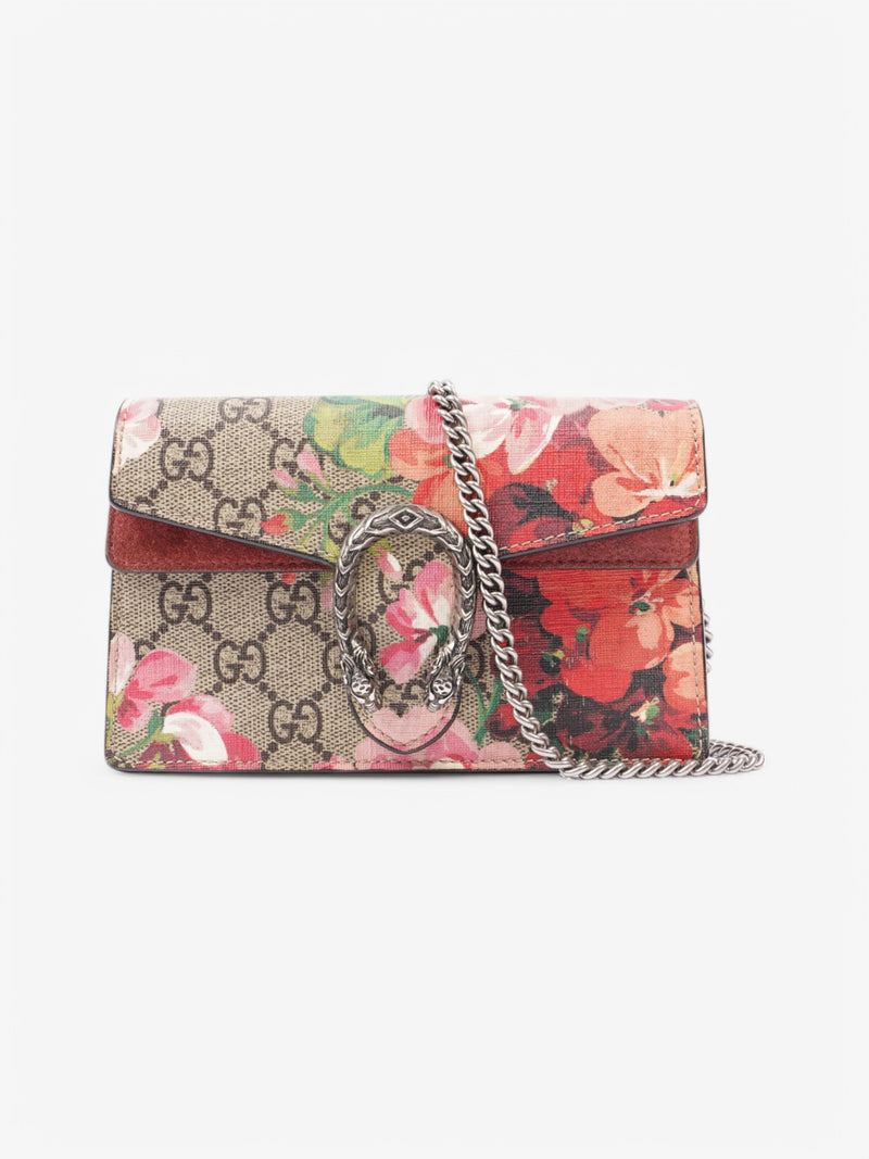  Gucci Dionysus Supreme / Floral Coated Canvas Super Mini