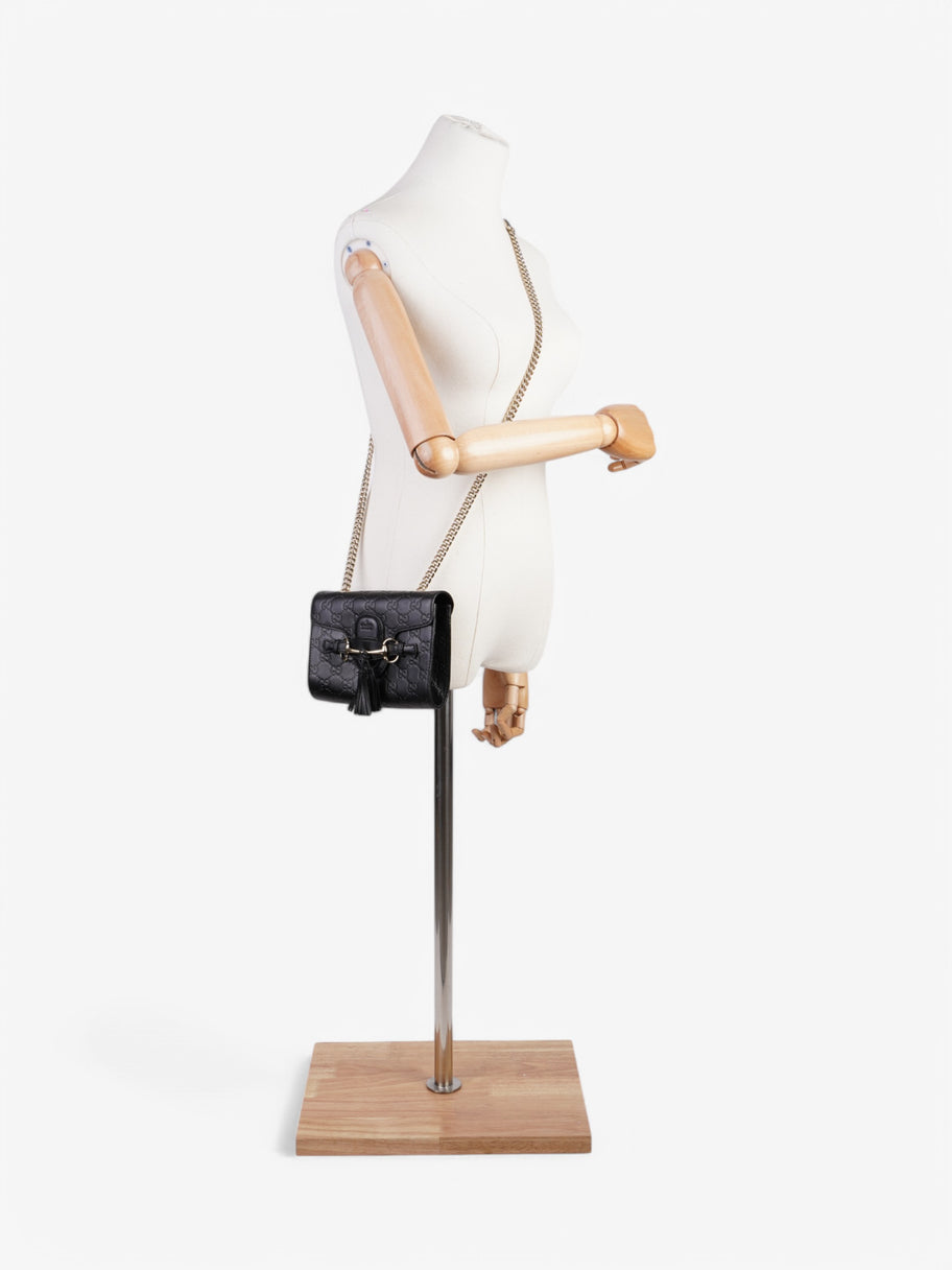 Gucci Emily Black Leather Image 2