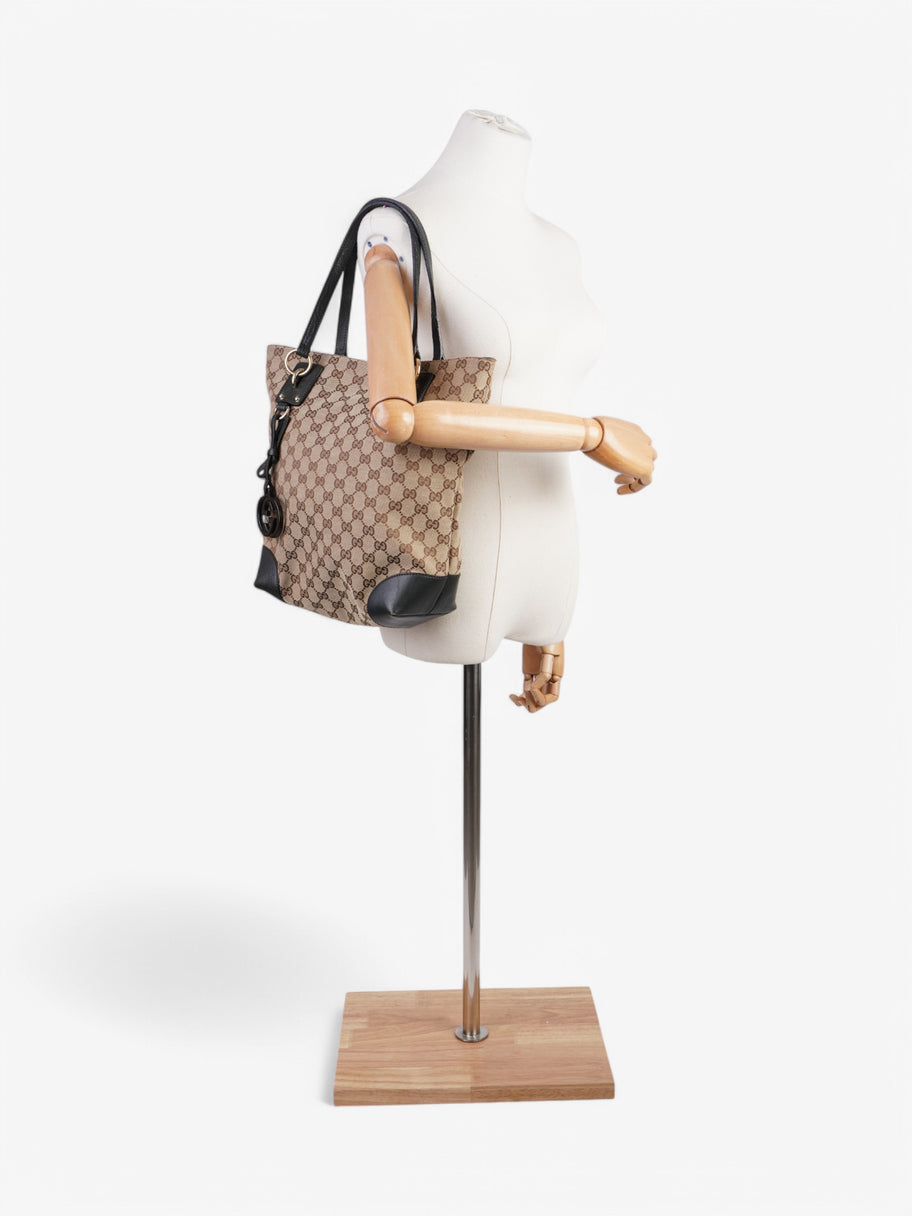 Gucci Tote Bag Supreme / Black Canvas Image 2