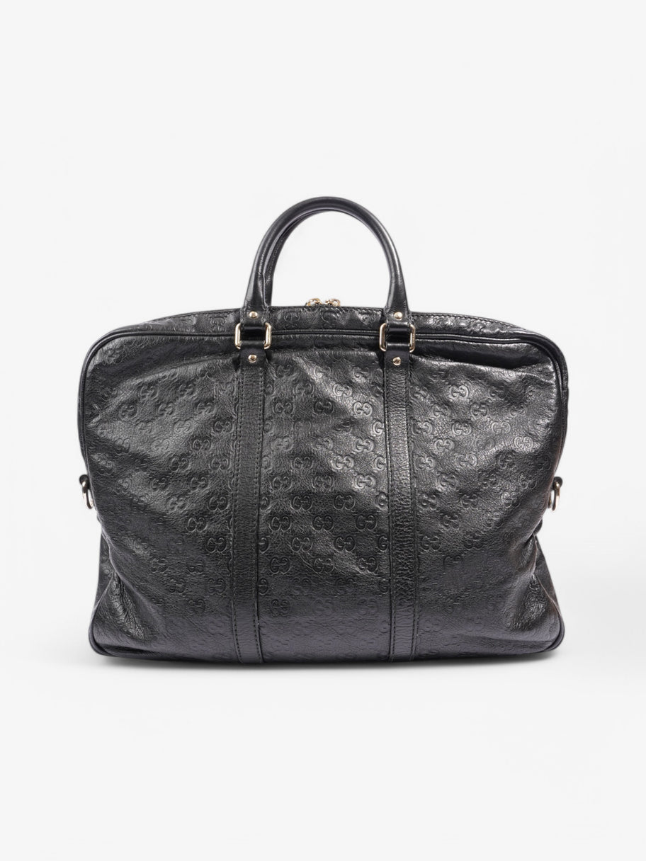 Gucci Briefcase Black Leather Image 4