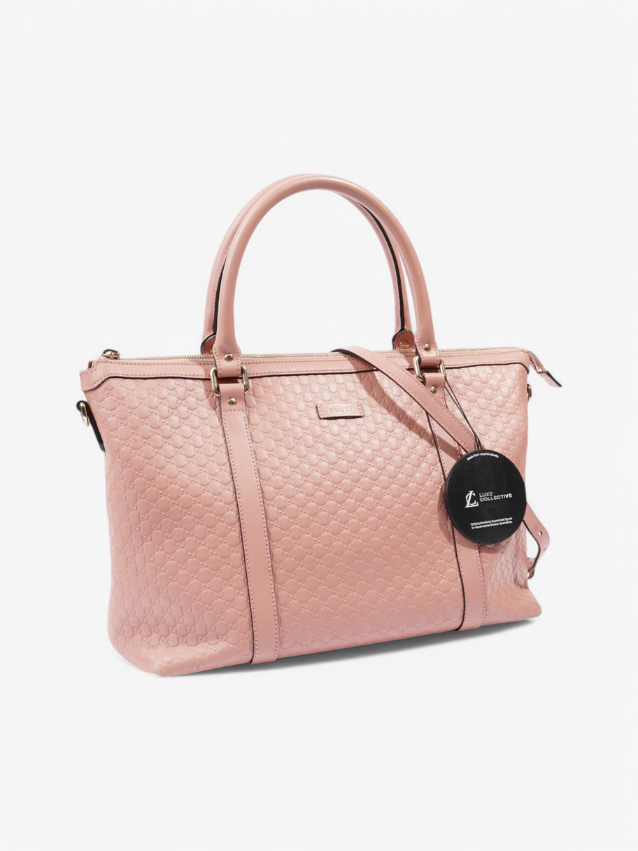 Gucci 2Way Tote Pink Leather Image 9
