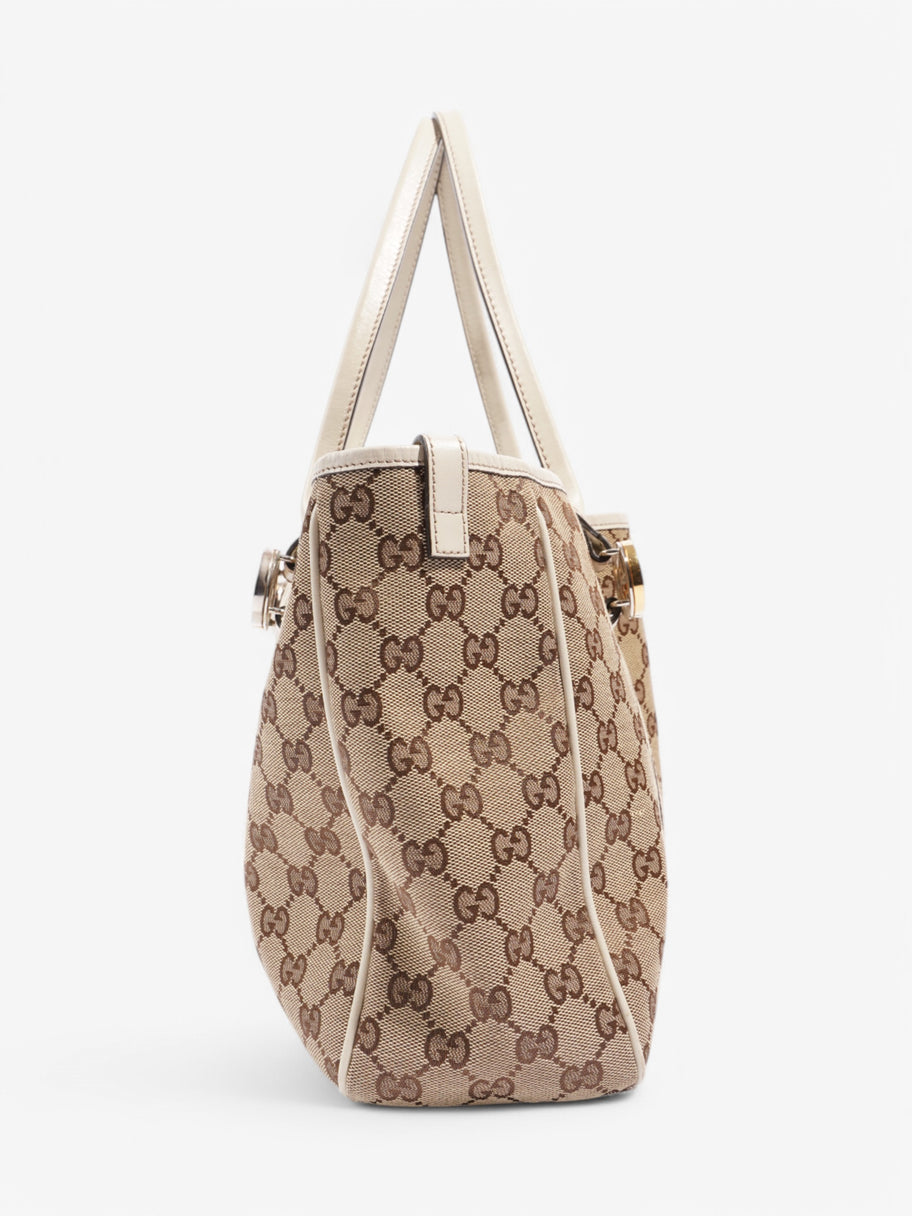 Gucci GG Shoulder Bag Supreme / Cream Canvas Image 5