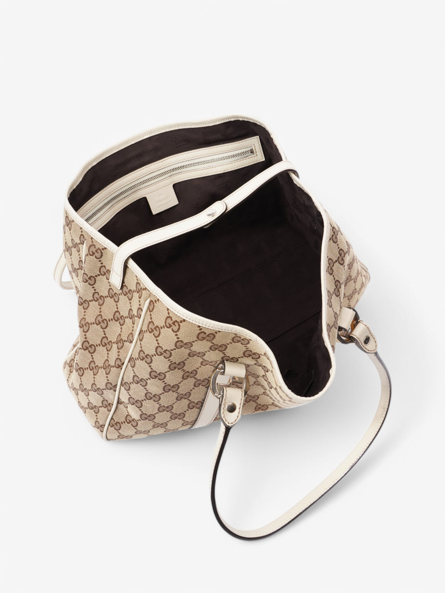 Gucci GG Shoulder Bag Supreme / Cream Canvas Image 8