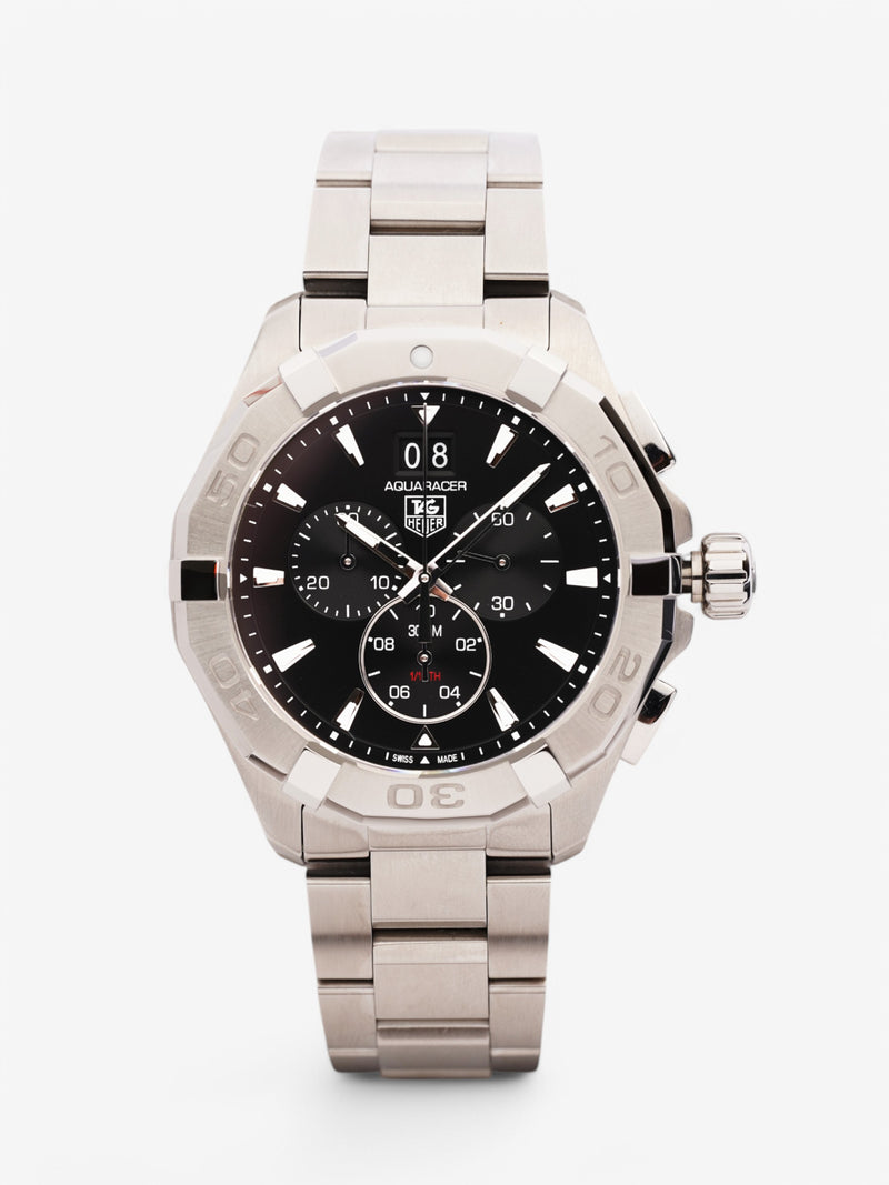  TAG Heuer Aqua Racer CAY1110-0 Black / Silver Stainless Steel 44mm
