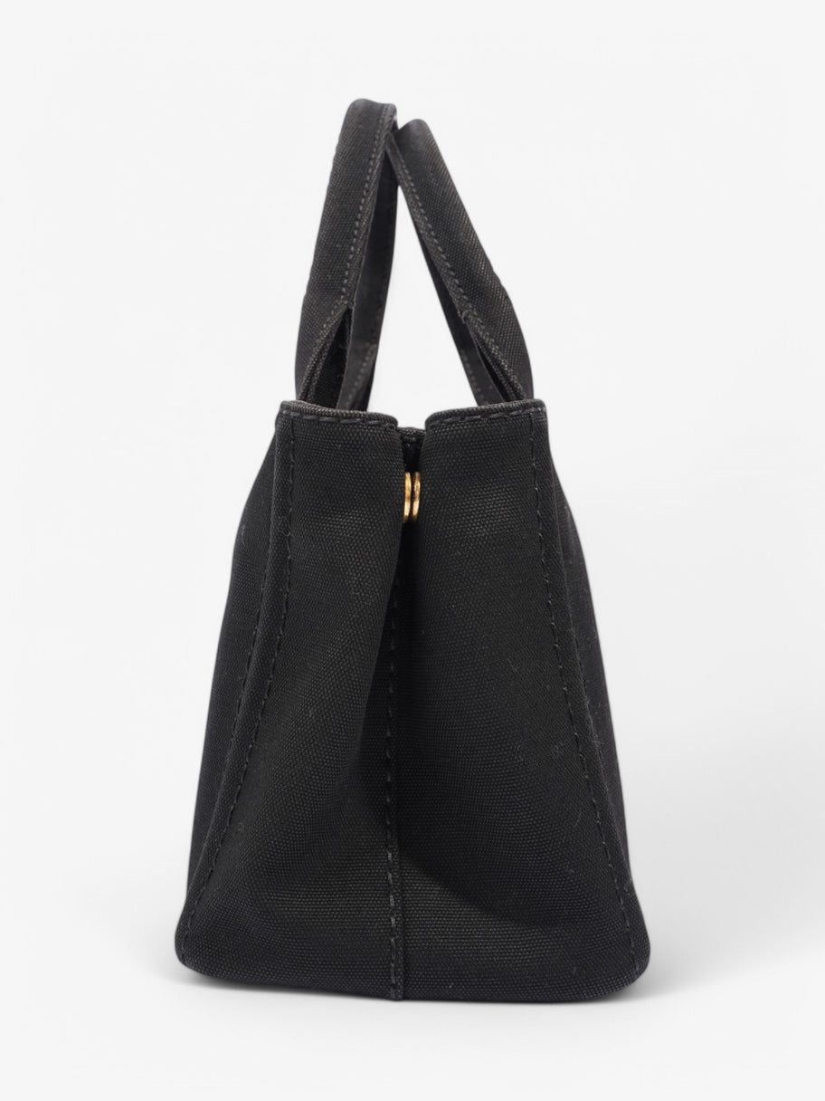 Prada 2 Way Handbag Black Canvas Image 3