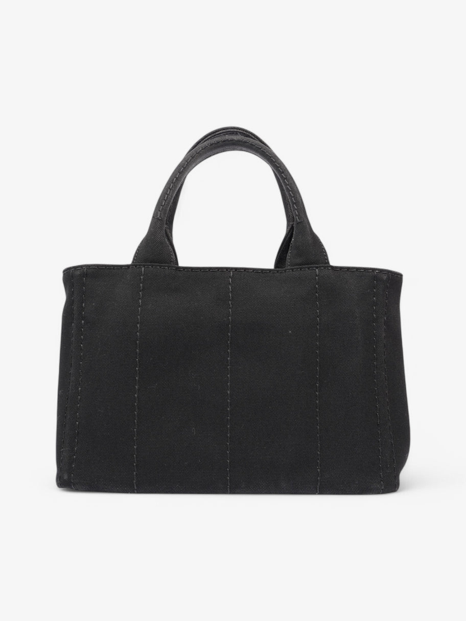 Prada 2 Way Handbag Black Canvas Image 4