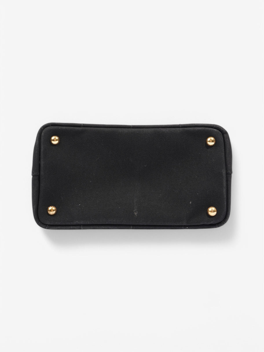 Prada 2 Way Handbag Black Canvas Image 6
