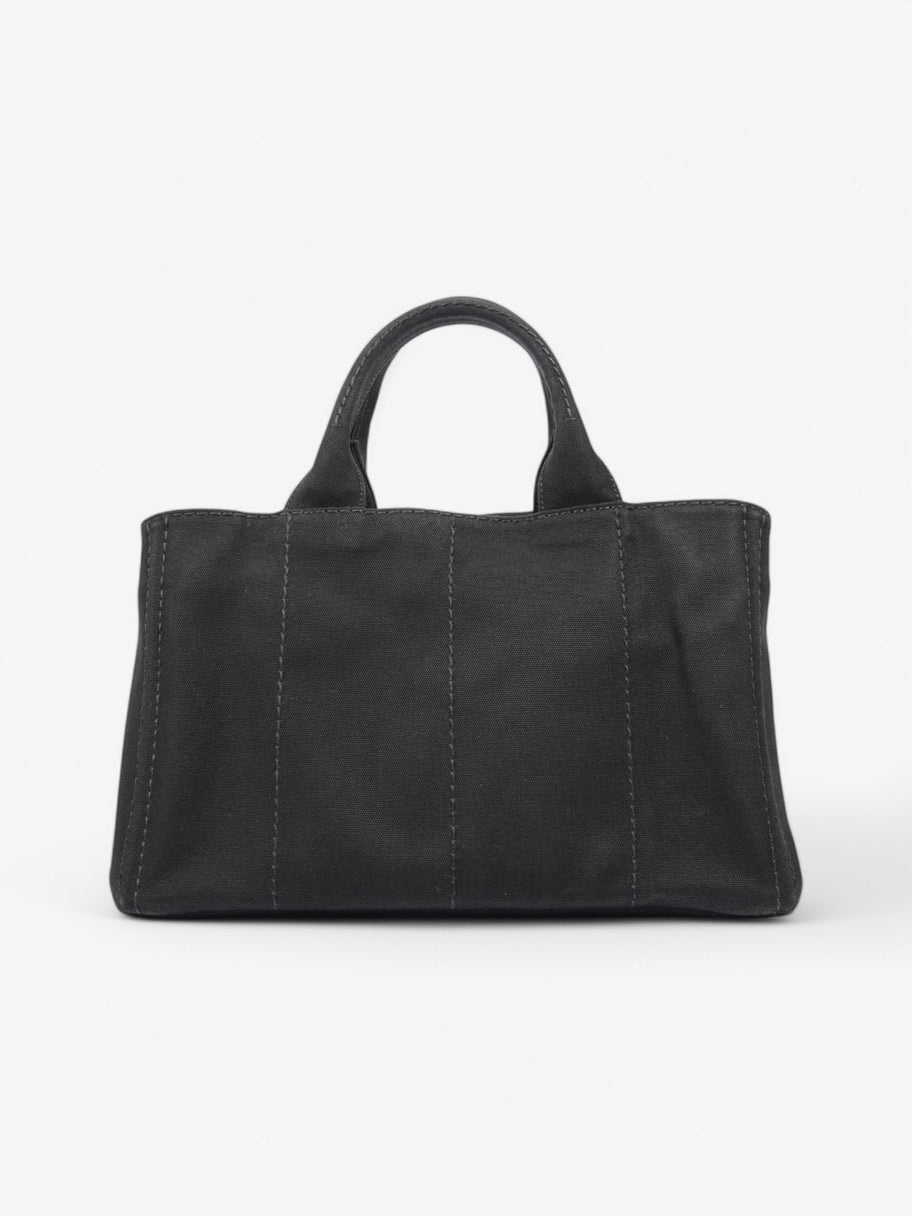 Prada 2 Way Handbag Black Canvas Image 4