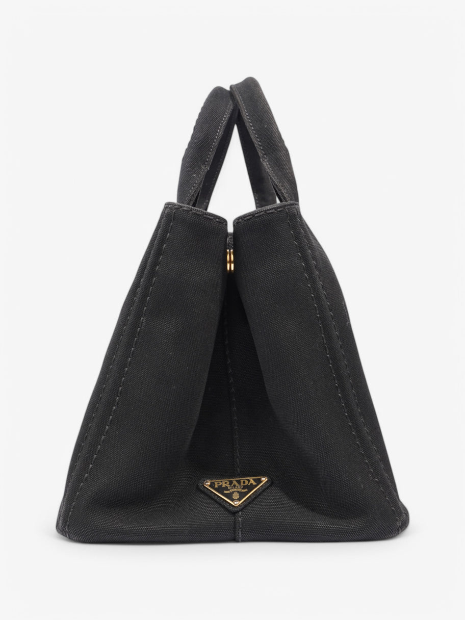 Prada 2 Way Handbag Black Canvas Image 5