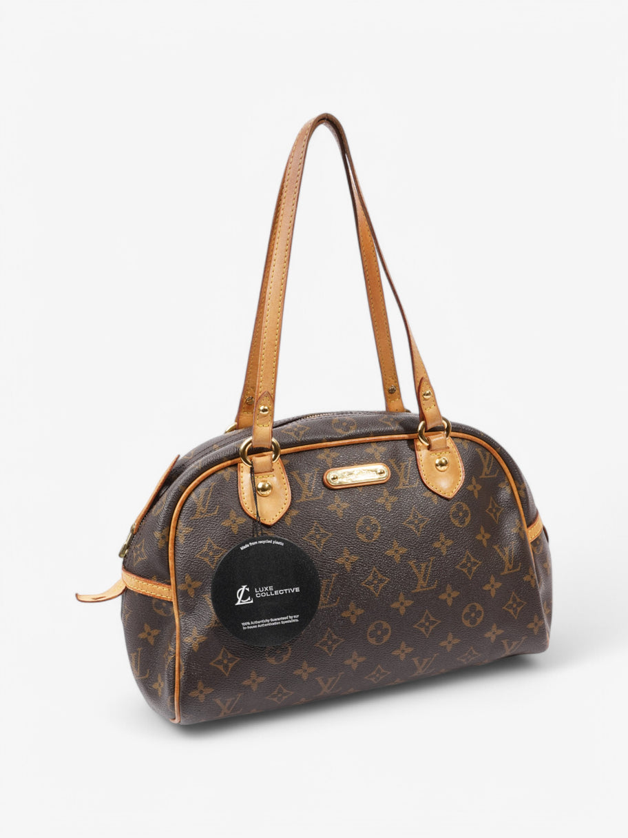 Louis Vuitton Montorgueil  Monogram Coated Canvas PM Image 9