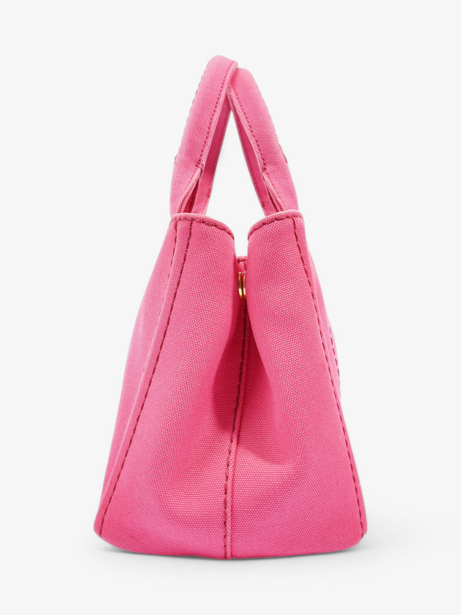 Prada Canapa Tote Pink Cotton Image 3