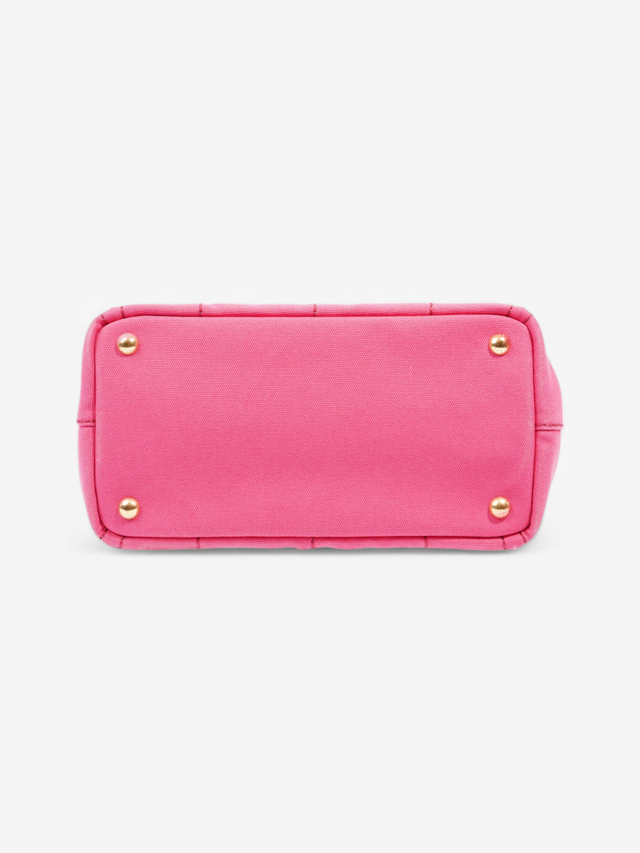 Prada Canapa Tote Pink Cotton Image 6