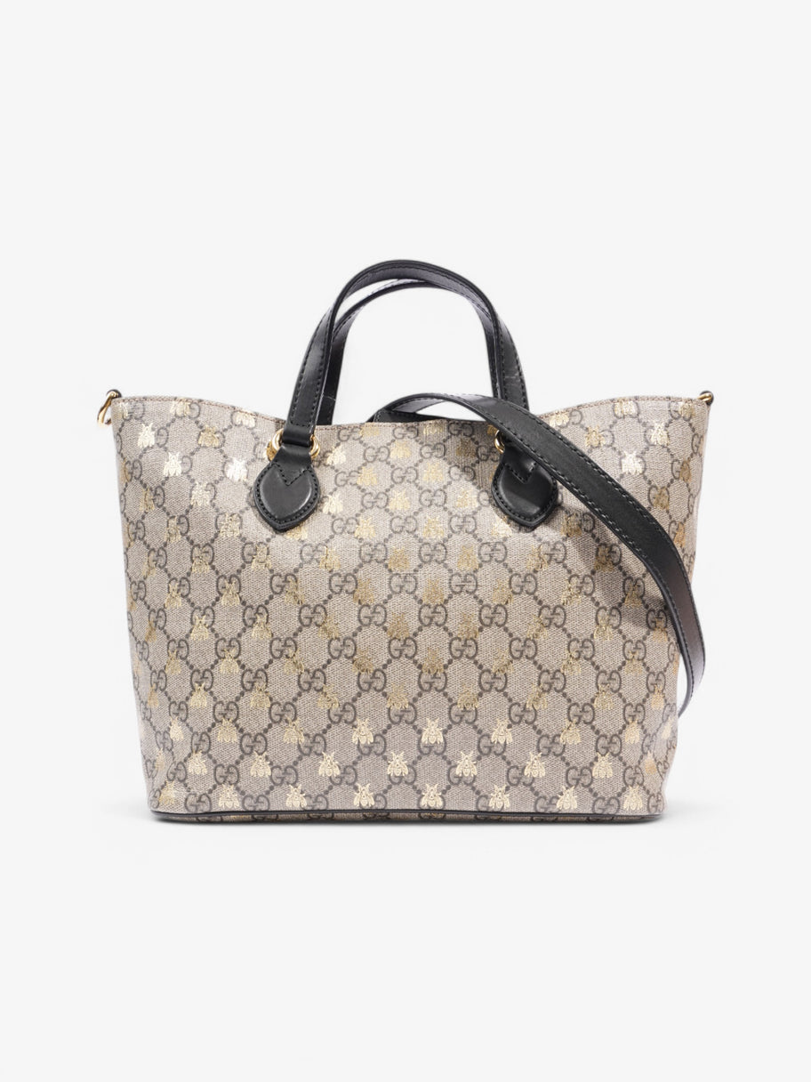 Gucci 2Way Handbag Supreme / Bee Coated Canvas Image 1