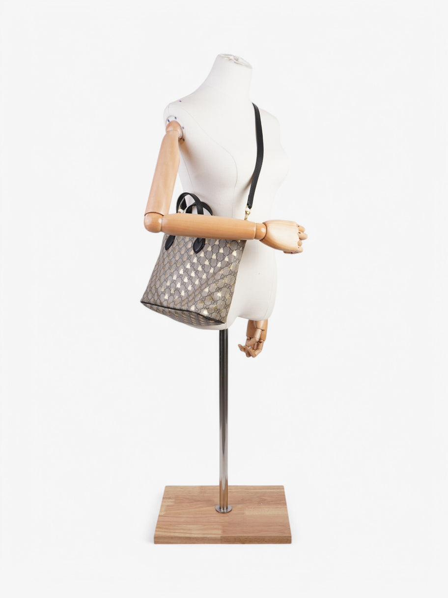 Gucci 2Way Handbag Supreme / Bee Coated Canvas Image 2