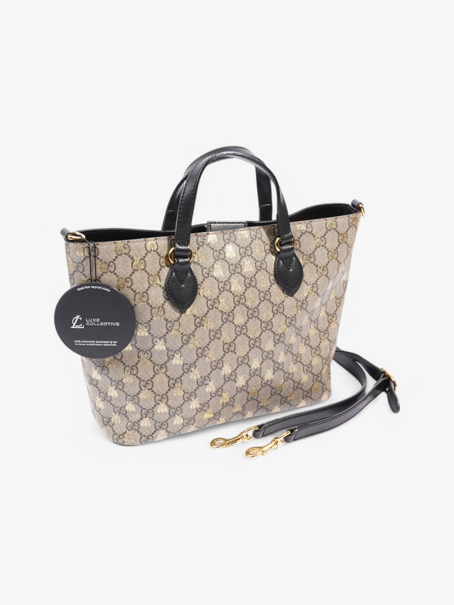 Gucci 2Way Handbag Supreme / Bee Coated Canvas Image 9