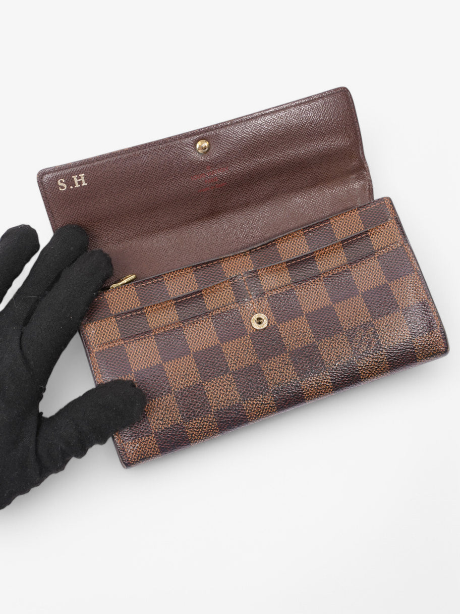 Louis Vuitton Sarah Wallet Damier Ebene Coated Canvas Image 5