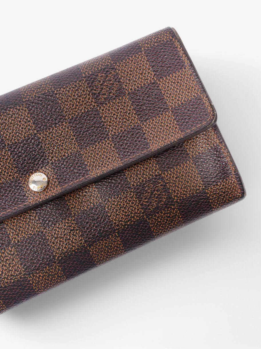 Louis Vuitton Sarah Wallet Damier Ebene Coated Canvas Image 6