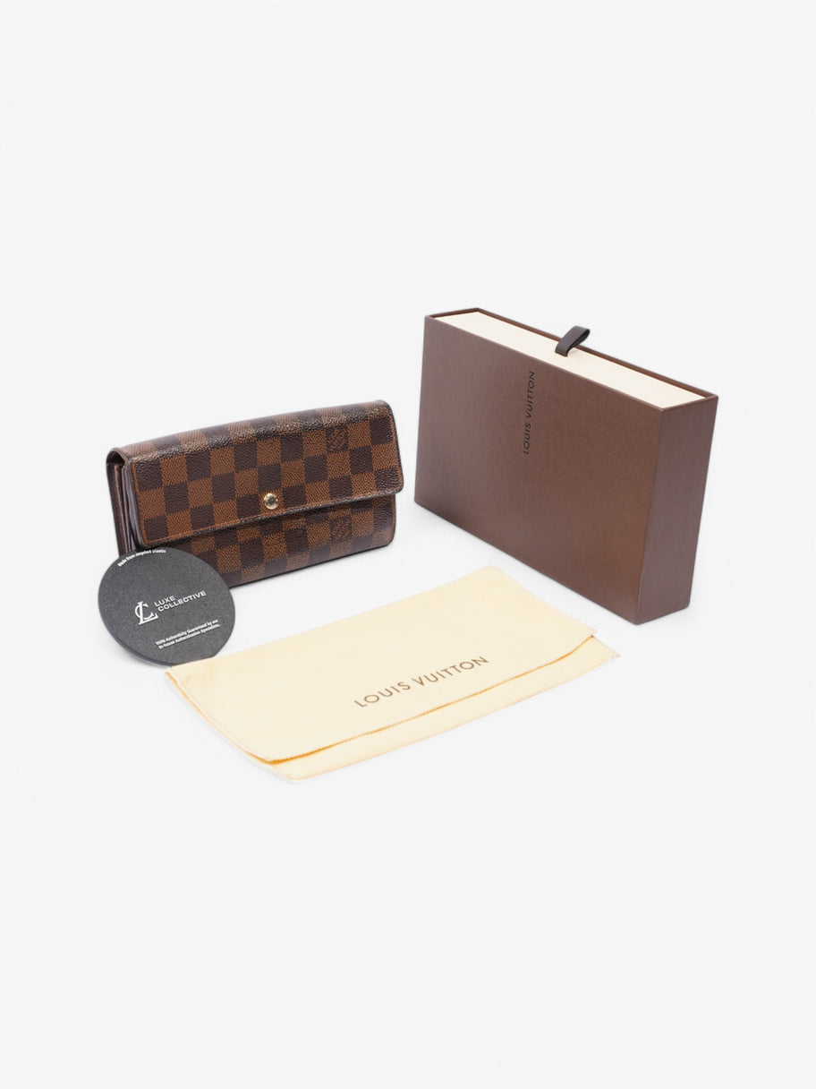 Louis Vuitton Sarah Wallet Damier Ebene Coated Canvas Image 7