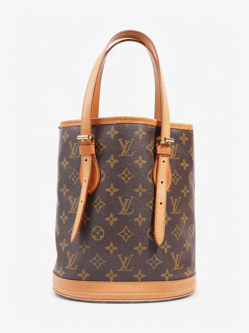  Louis Vuitton Bucket Monogram Coated Canvas PM