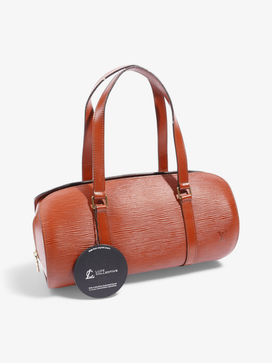 Louis Vuitton Soufflot  Red Epi Leather Image 9