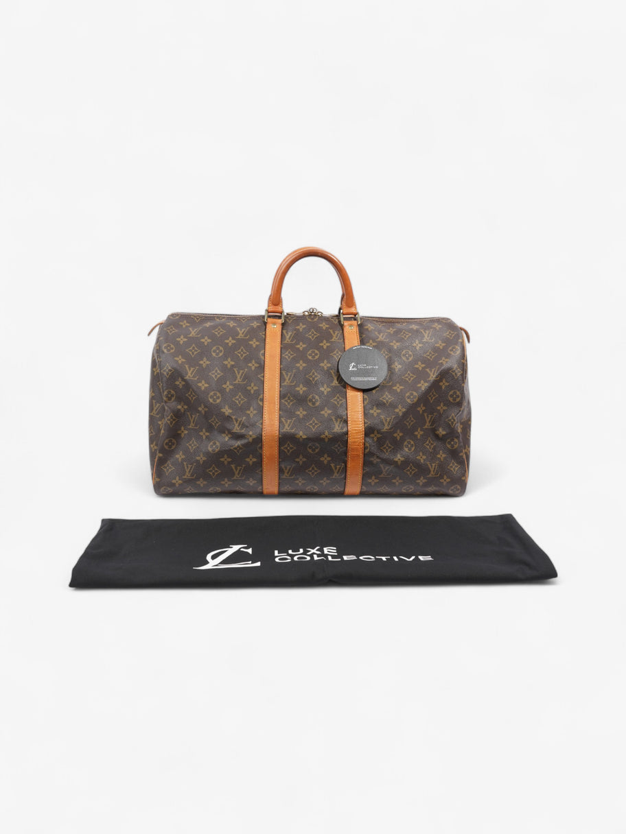 Louis Vuitton Keepall Monogram Coated Canvas 50 Image 8