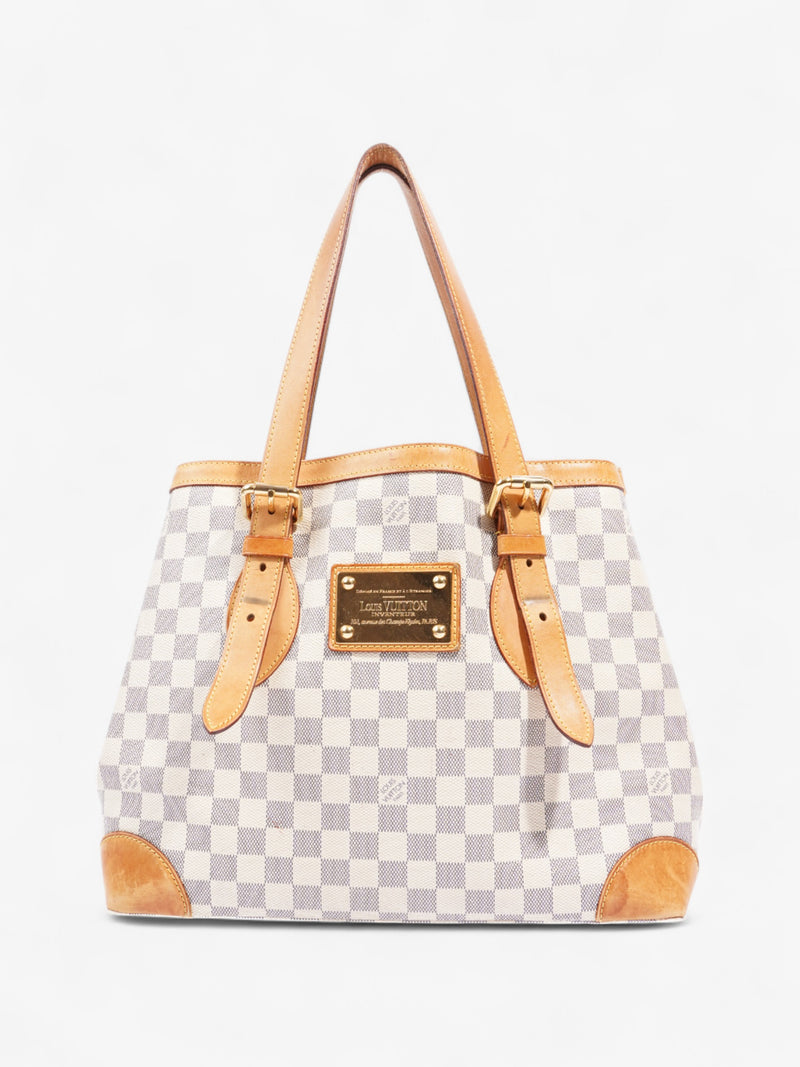  Louis Vuitton Hampstead Damier Azur Coated Canvas MM