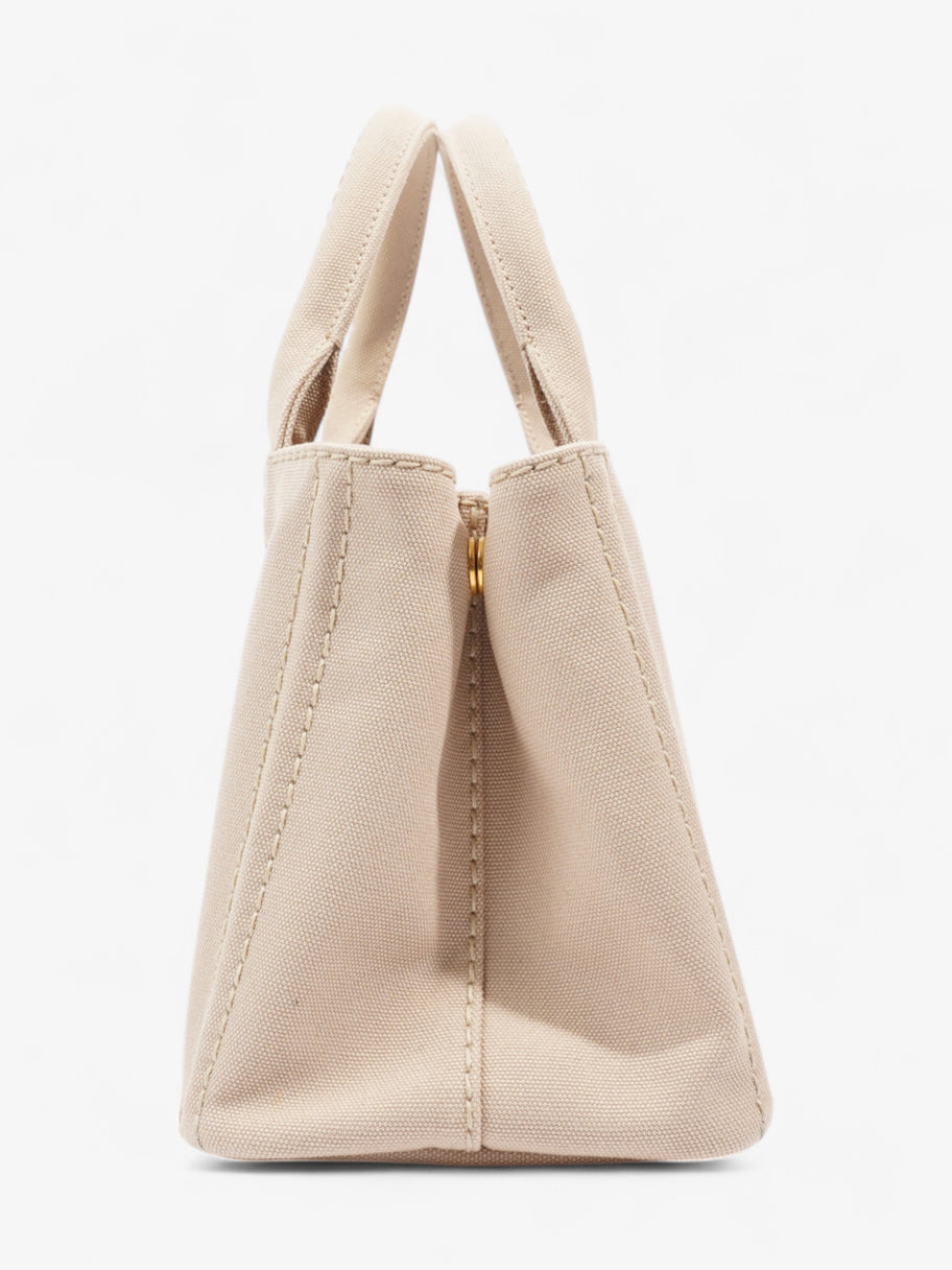 Prada Canapa Tote Beige Canvas Image 3