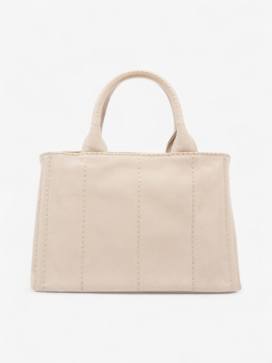 Prada Canapa Tote Beige Canvas Image 4