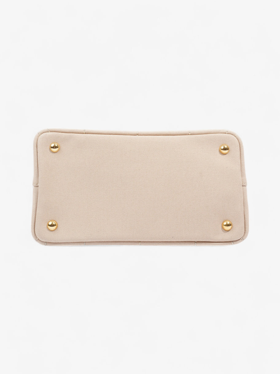 Prada Canapa Tote Beige Canvas Image 6