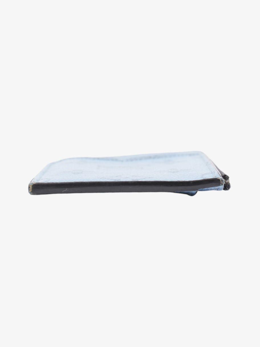 Louis Vuitton Card Holder Blue Leather Image 4