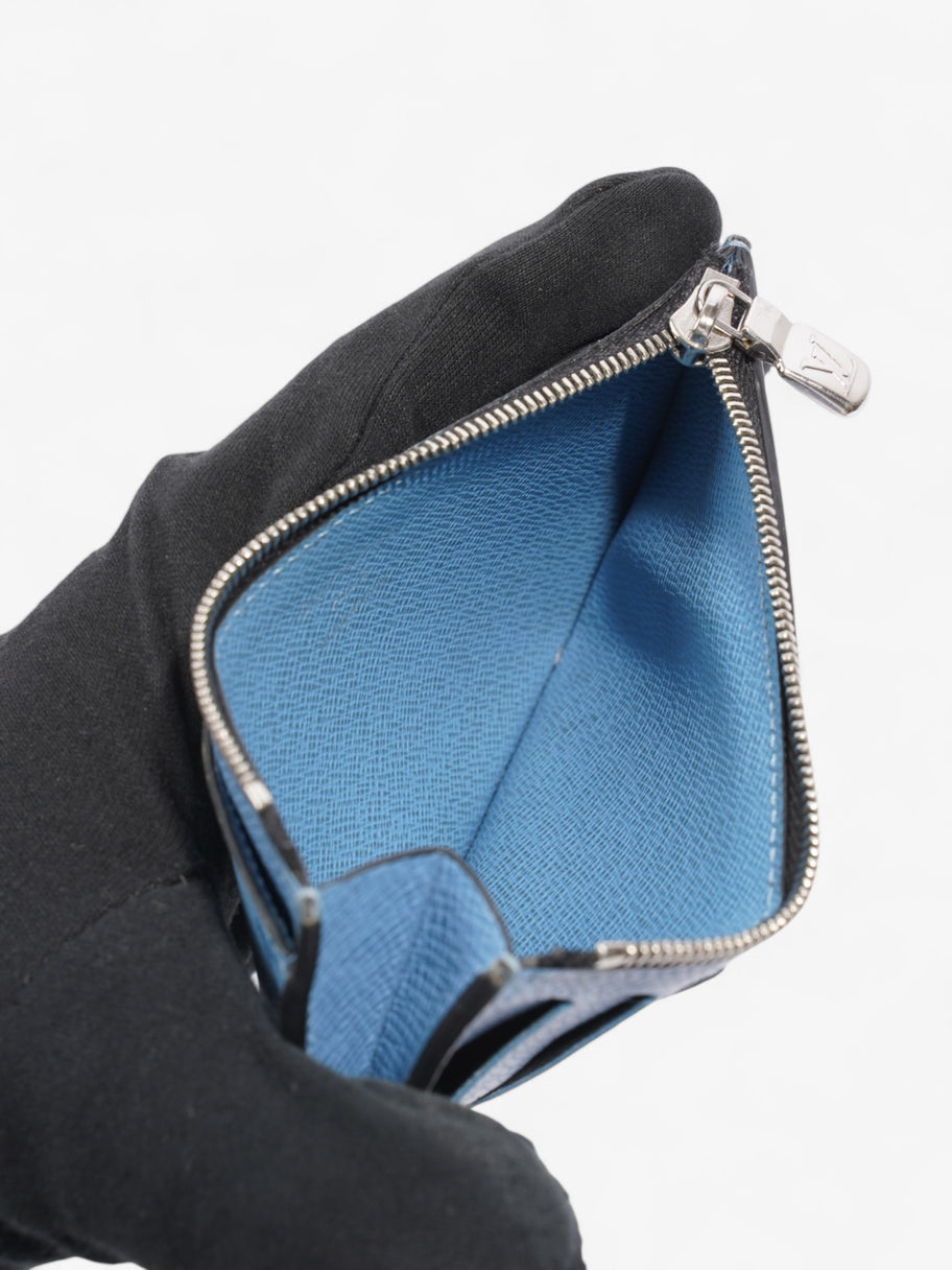 Louis Vuitton Card Holder Blue Leather Image 5
