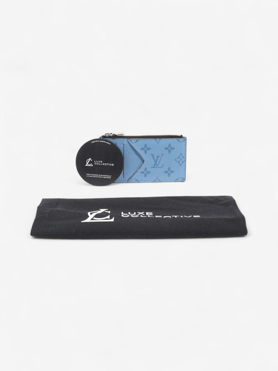 Louis Vuitton Card Holder Blue Leather Image 6