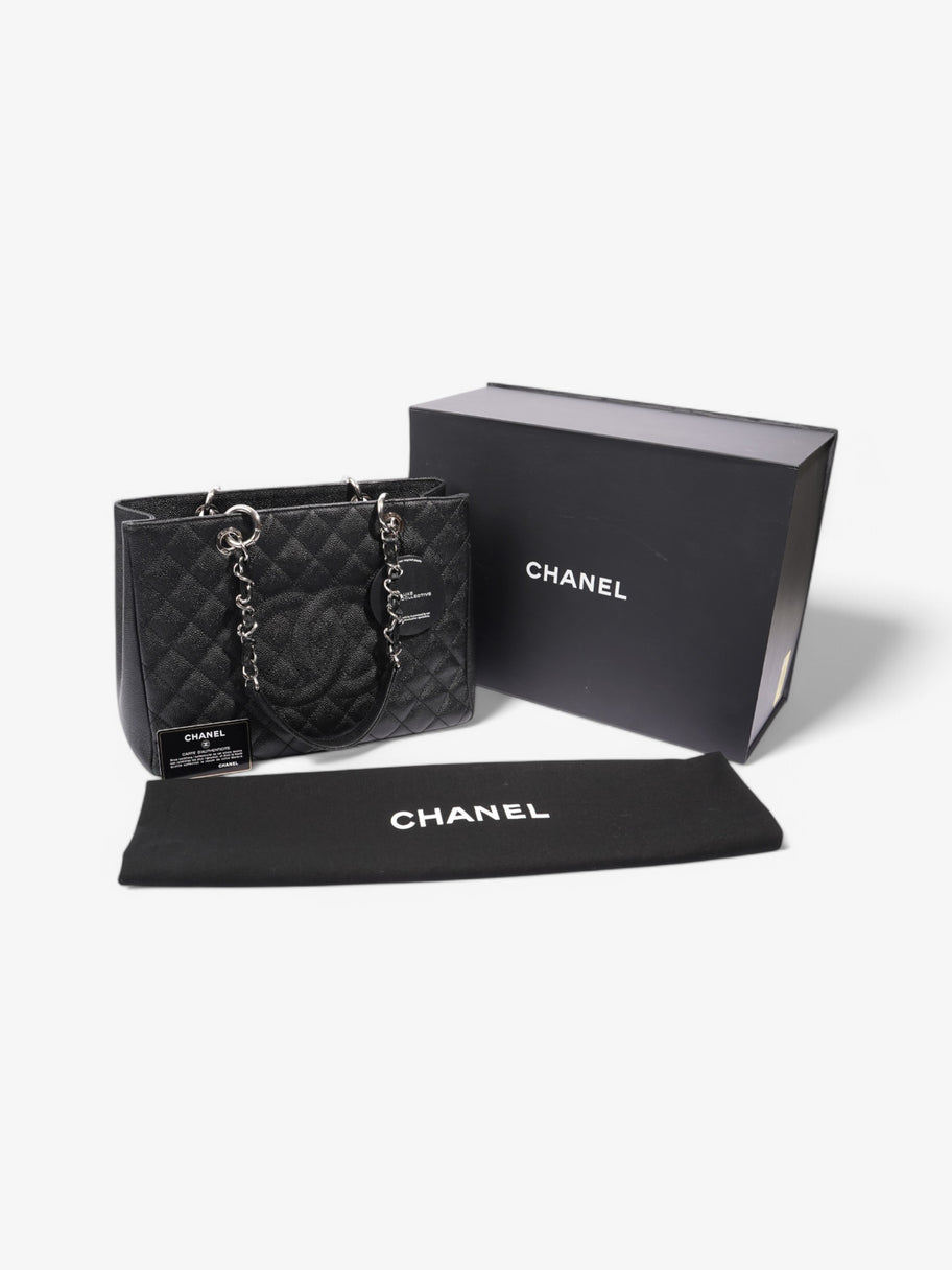 Chanel Grand Shopping Tote Black Caviar Leather Image 11
