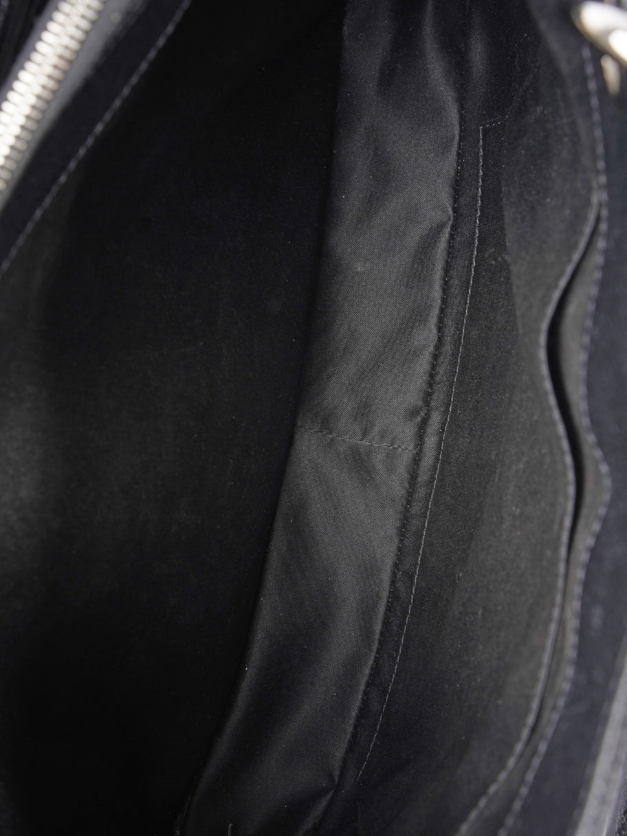 Chanel Grand Shopping Tote Black Caviar Leather Image 8