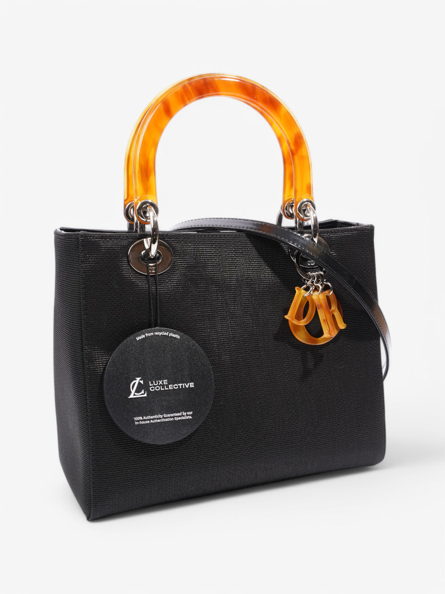 Christian Dior Lady Dior  Black Canvas Image 10