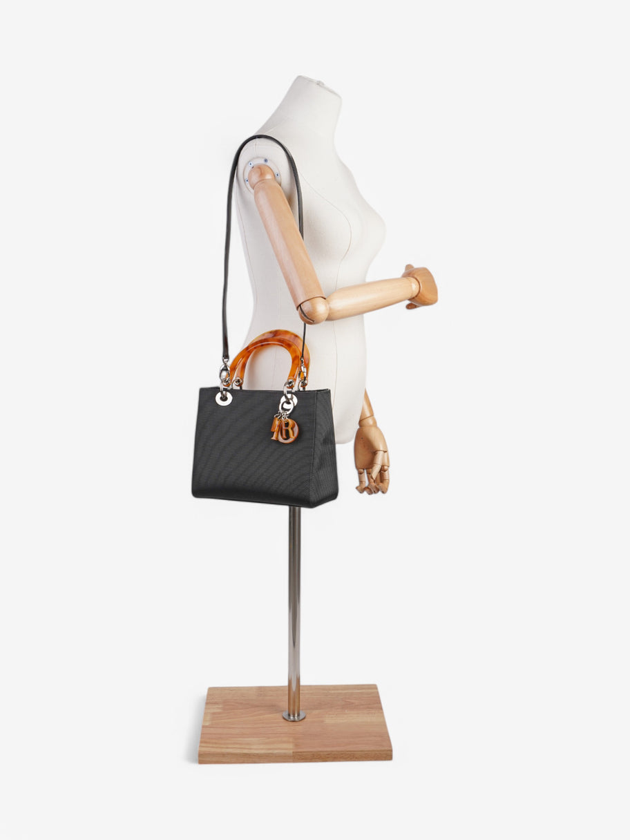 Christian Dior Lady Dior  Black Canvas Image 2