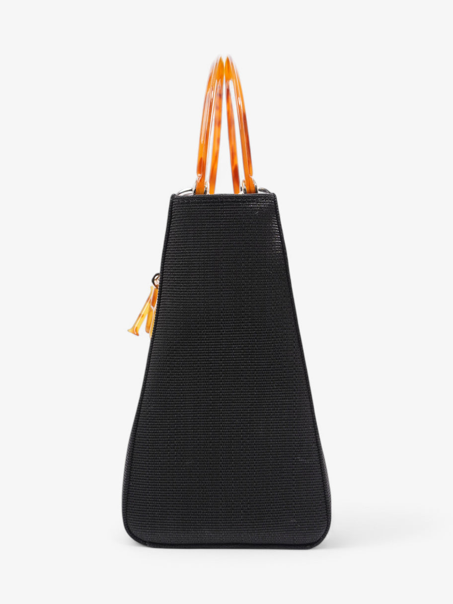 Christian Dior Lady Dior  Black Canvas Image 3