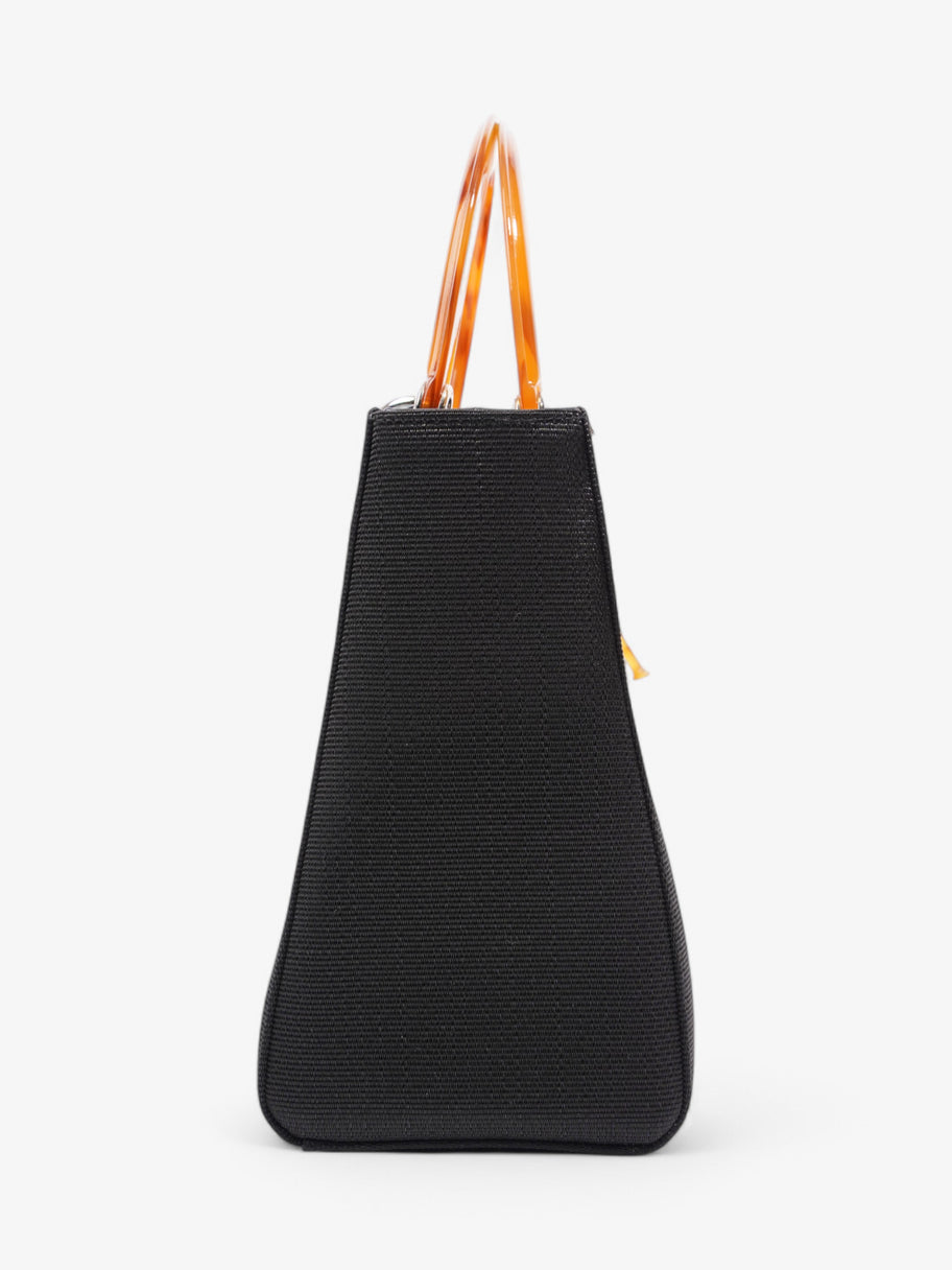 Christian Dior Lady Dior  Black Canvas Image 5