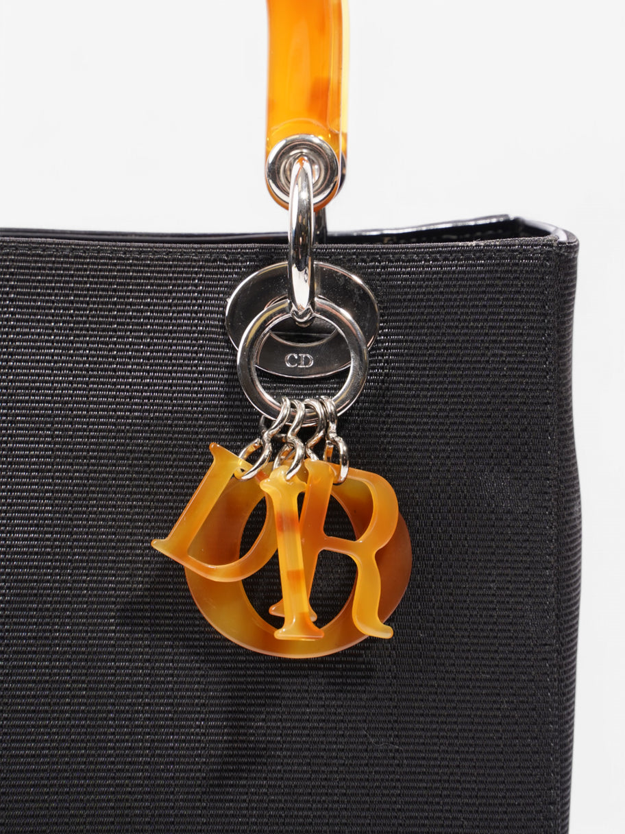 Christian Dior Lady Dior  Black Canvas Image 7