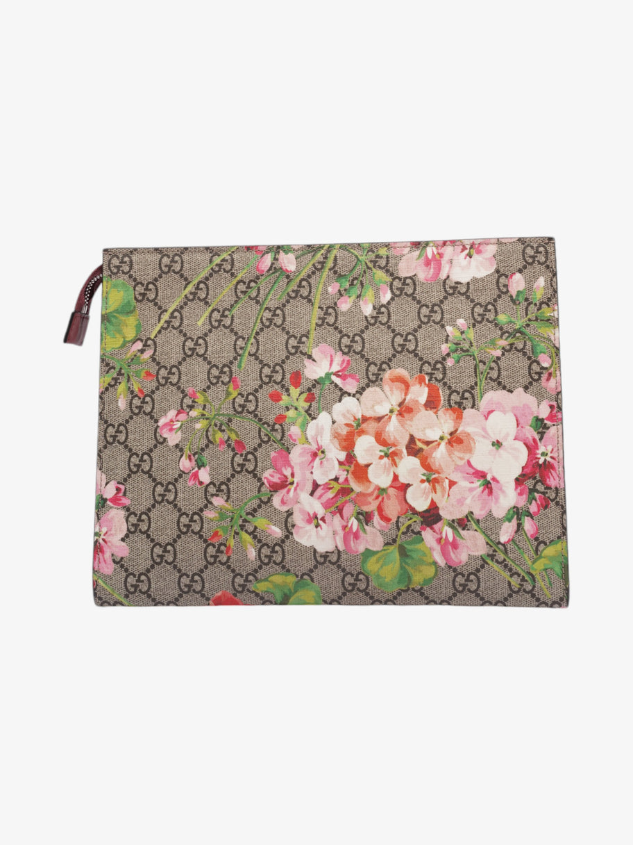 Gucci Cosmetic Case GG Supreme / GG Bloom / Antique Rose Coated Canvas Large Image 4