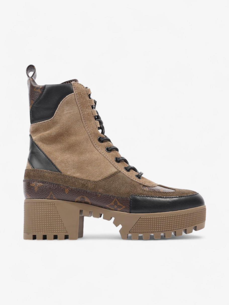 Louis Vuitton Laureate Desert Boots Beige  / Brown / Black Suede EU 37 UK 4 Image 1
