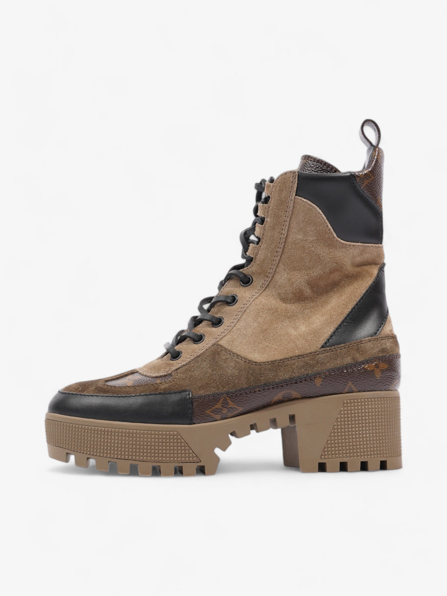 Louis Vuitton Laureate Desert Boots Beige  / Brown / Black Suede EU 37 UK 4 Image 5