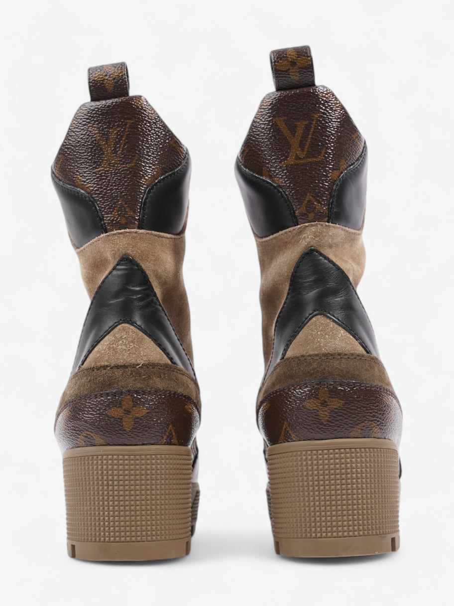Louis Vuitton Laureate Desert Boots Beige  / Brown / Black Suede EU 37 UK 4 Image 6