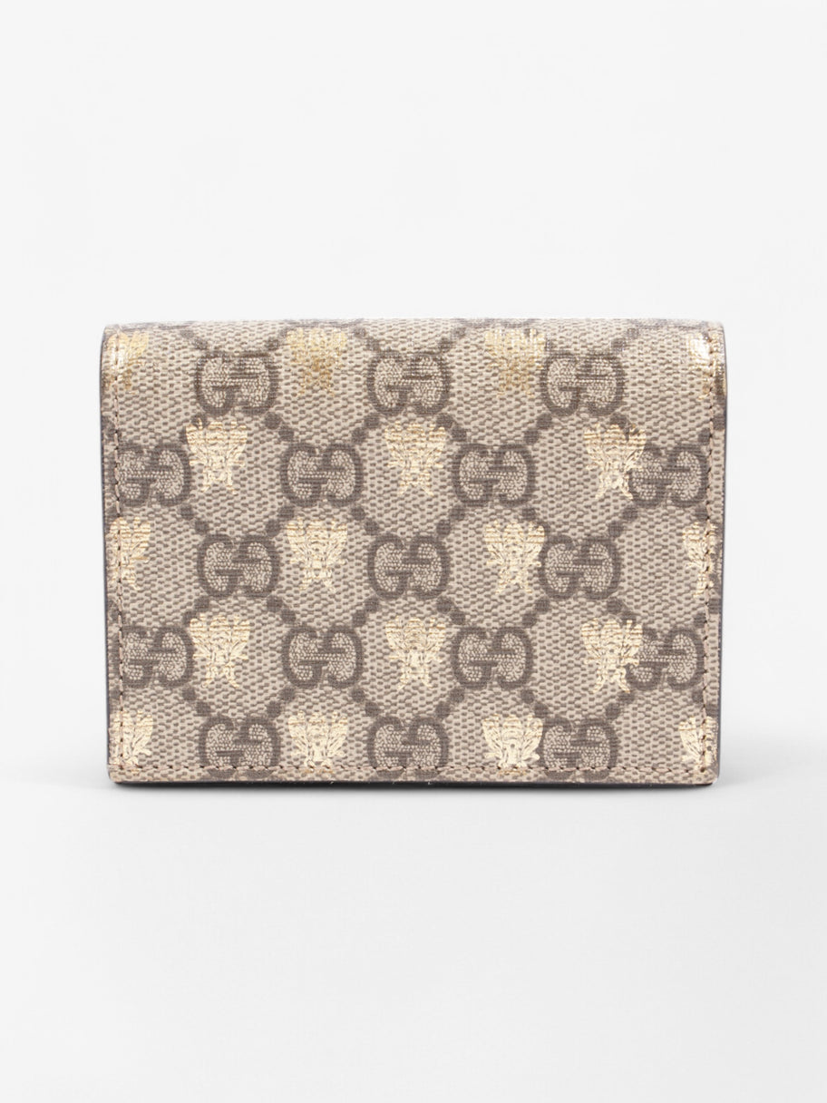Gucci Bi-Fold Wallet Supreme / Gold Coated Canvas Image 2