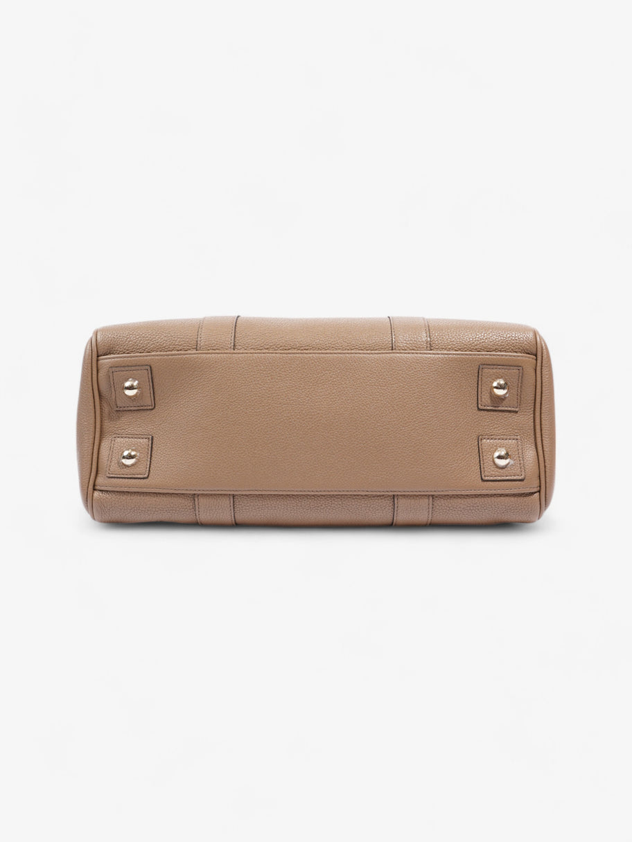 Mulberry Bayswater Dark Beige Grained Leather Image 6
