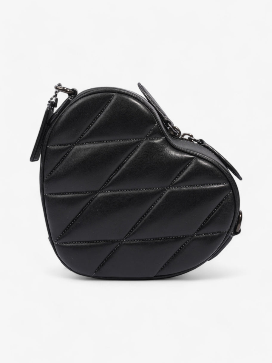 Coach Coach Quilted Heart Bag - Black Image 6