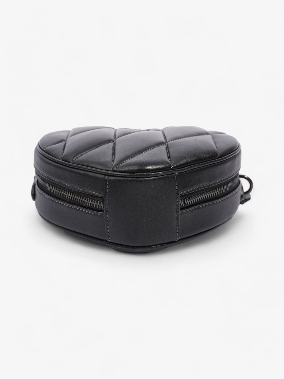 Coach Coach Quilted Heart Bag - Black Image 5