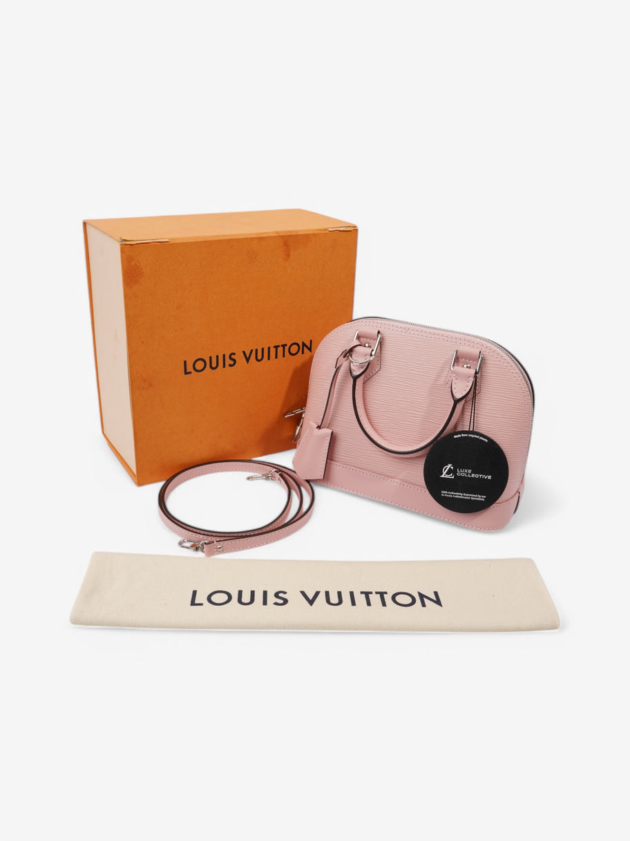 Louis Vuitton Alma Pink Epi Leather BB Image 10