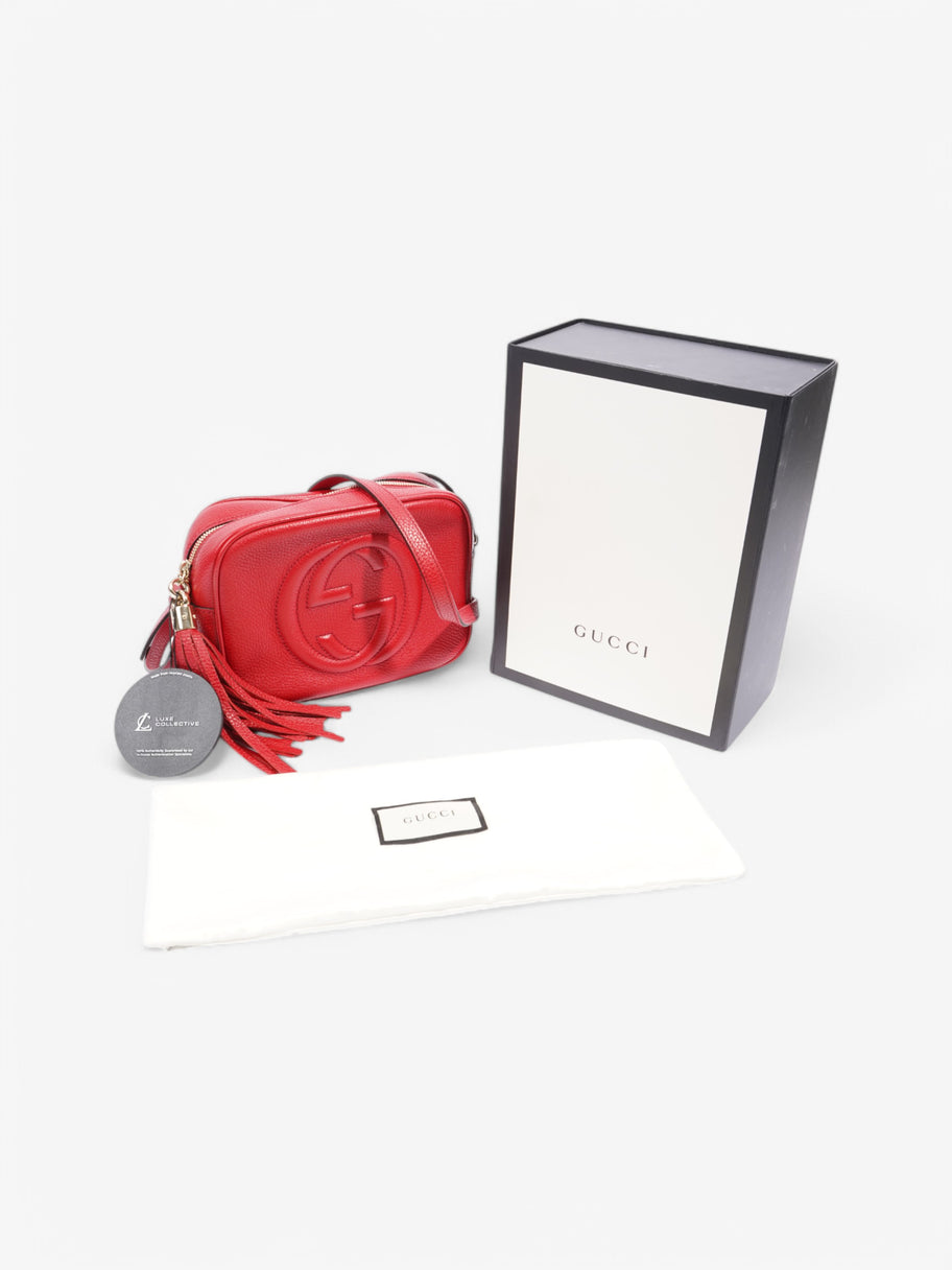 Gucci Soho Disco Red Leather Image 9
