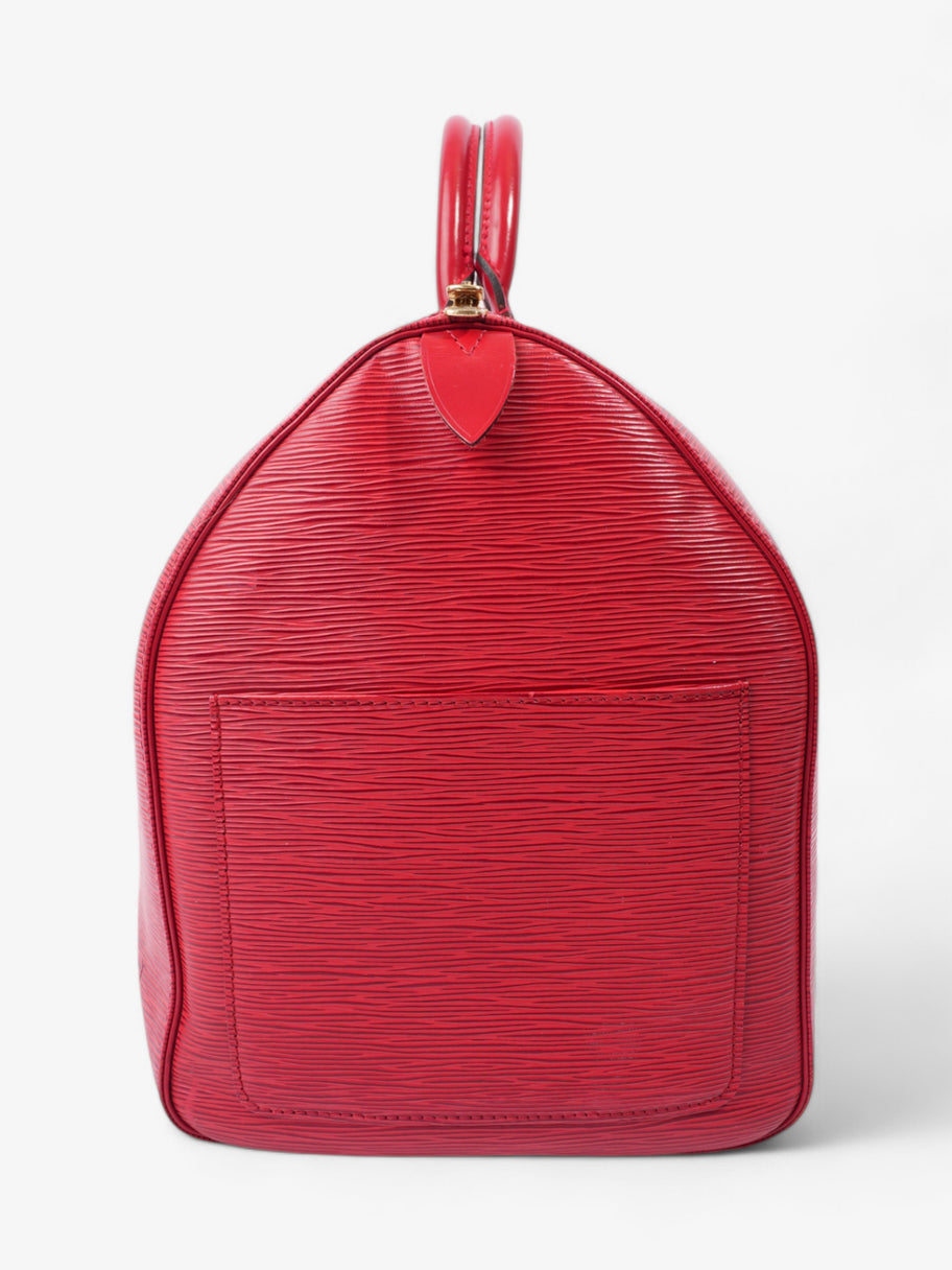 Louis Vuitton Keepall Red Epi Leather 50 Image 3